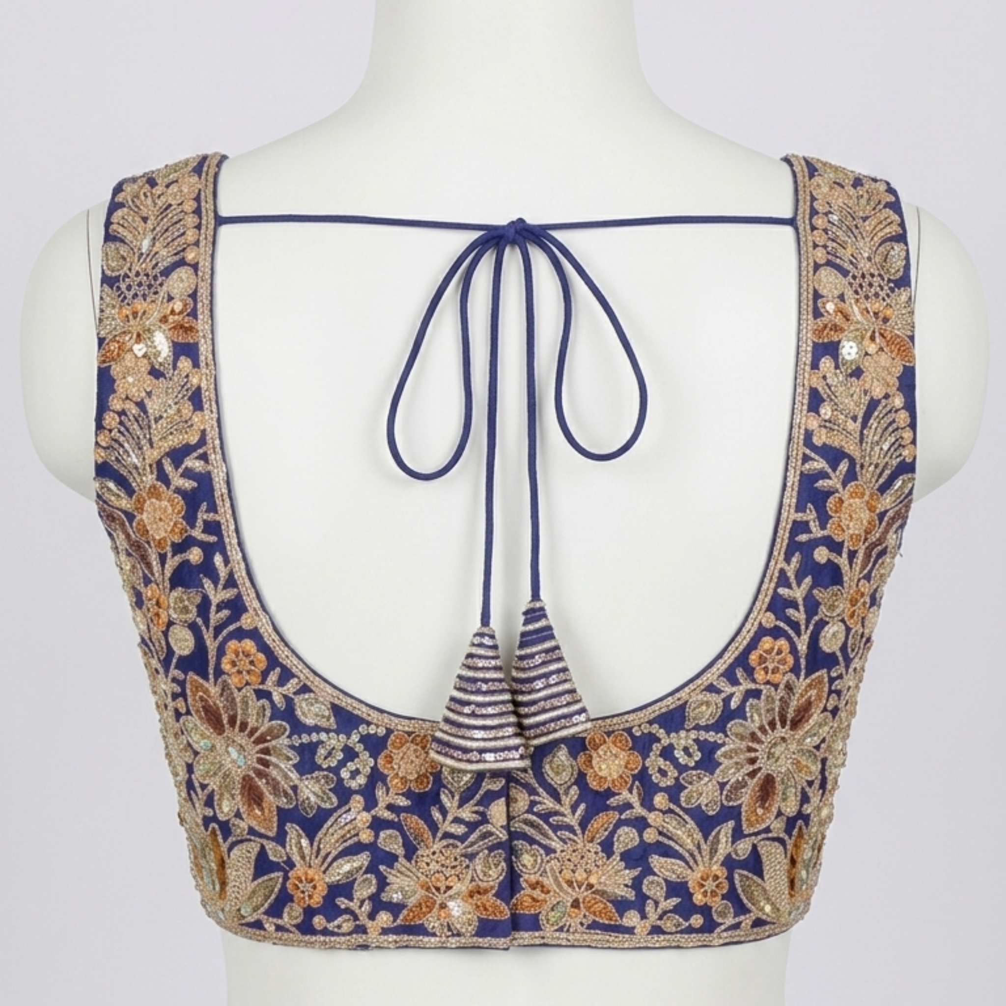 Zari Purple Blouse - Image 3