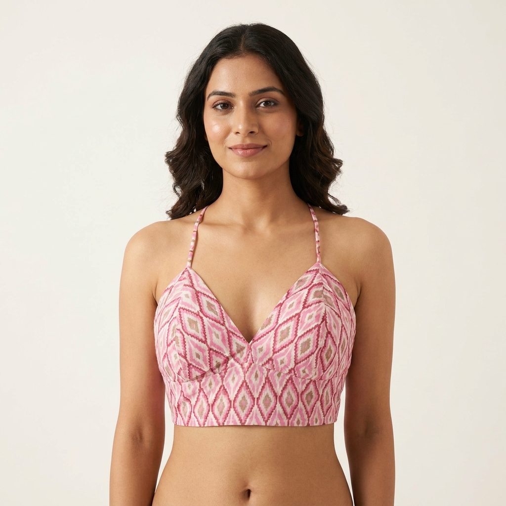 Blush Ikat Bralette - Image 4