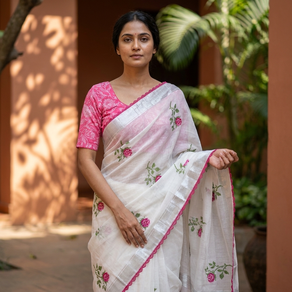 Chandni White Kota Doria - Edition 01 - Image 4