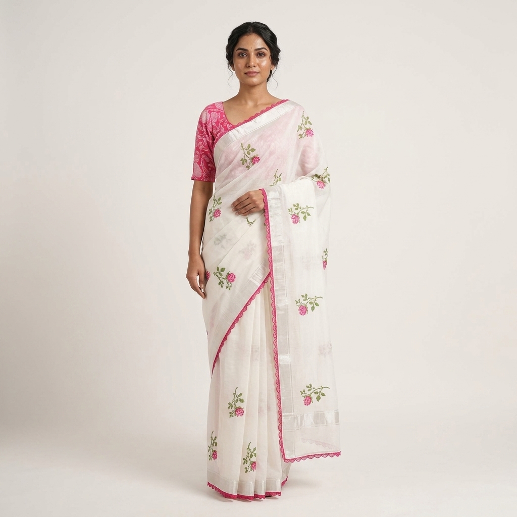 Chandni White Kota Doria - Edition 01 - Image 2
