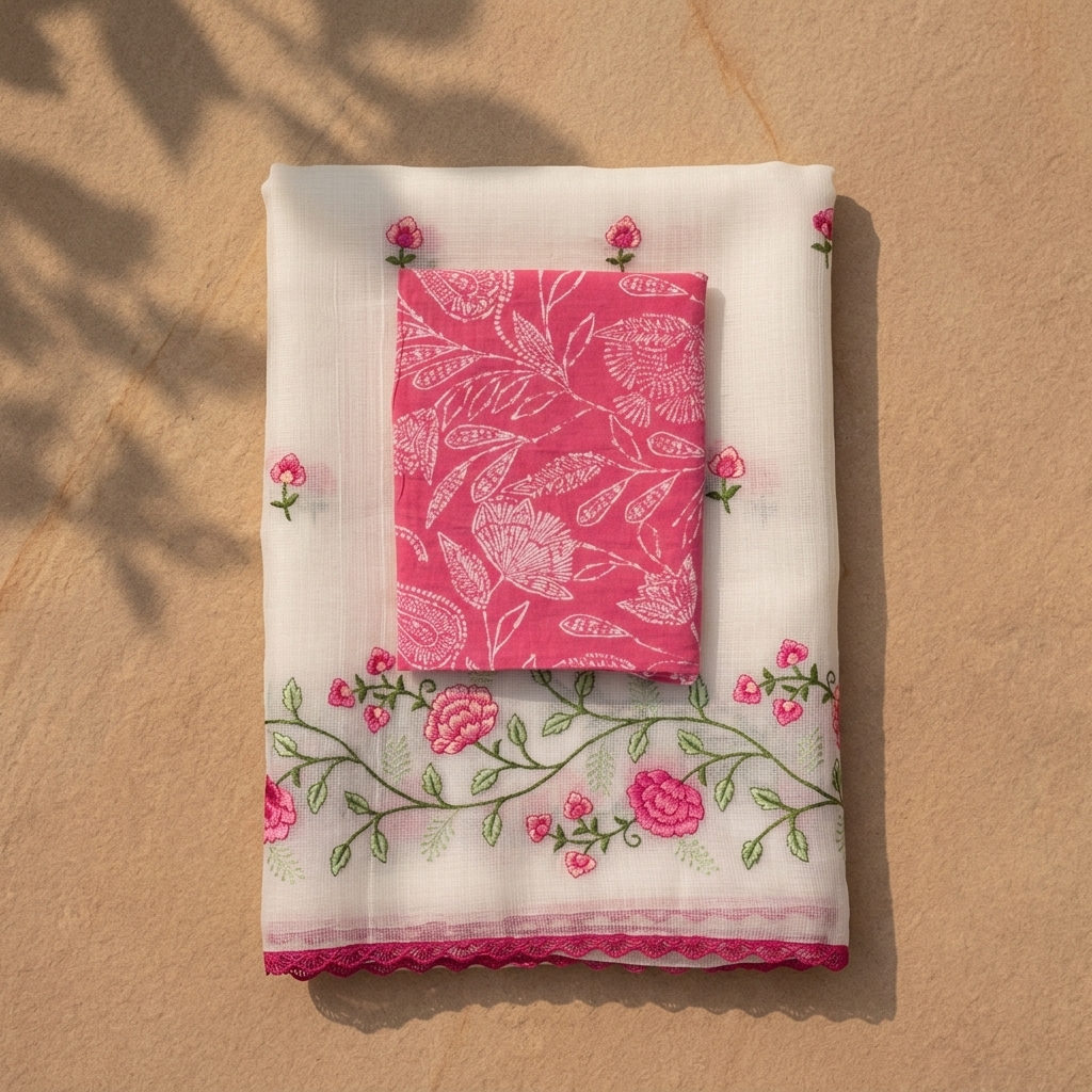 Chandni White Kota Doria - Edition 02 - Image 3