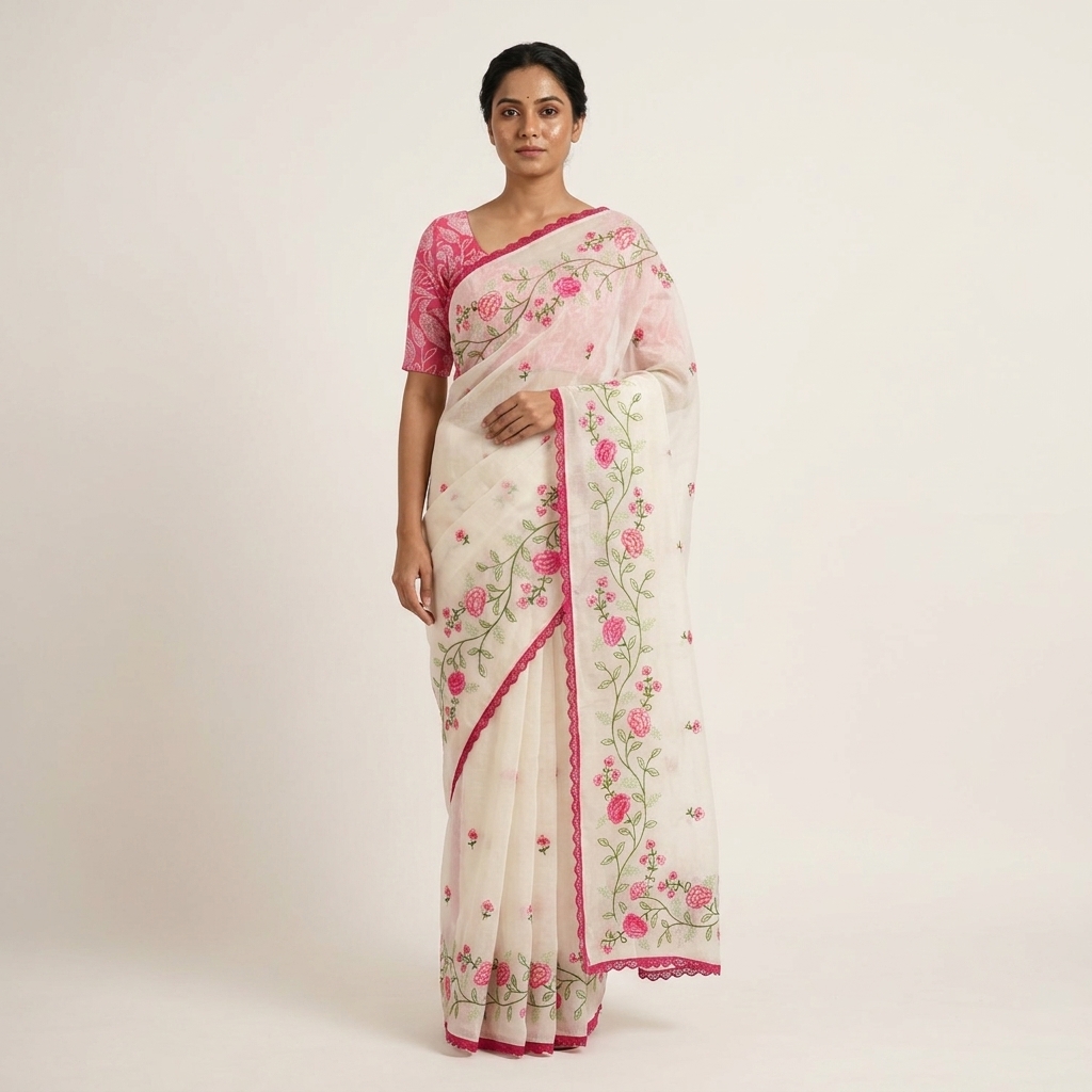 Chandni White Kota Doria - Edition 02 - Image 2