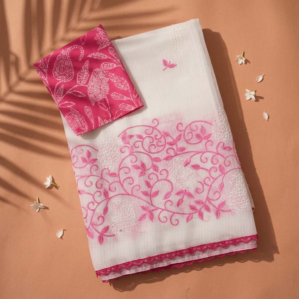 Chandni White Kota Doria - Edition 03 - Image 3