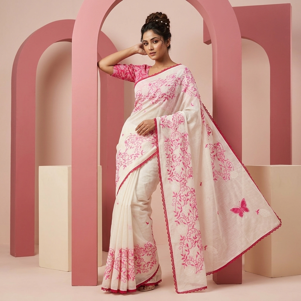 Chandni White Kota Doria - Edition 03