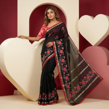 Kajal Black Kota Doria - Edition 01