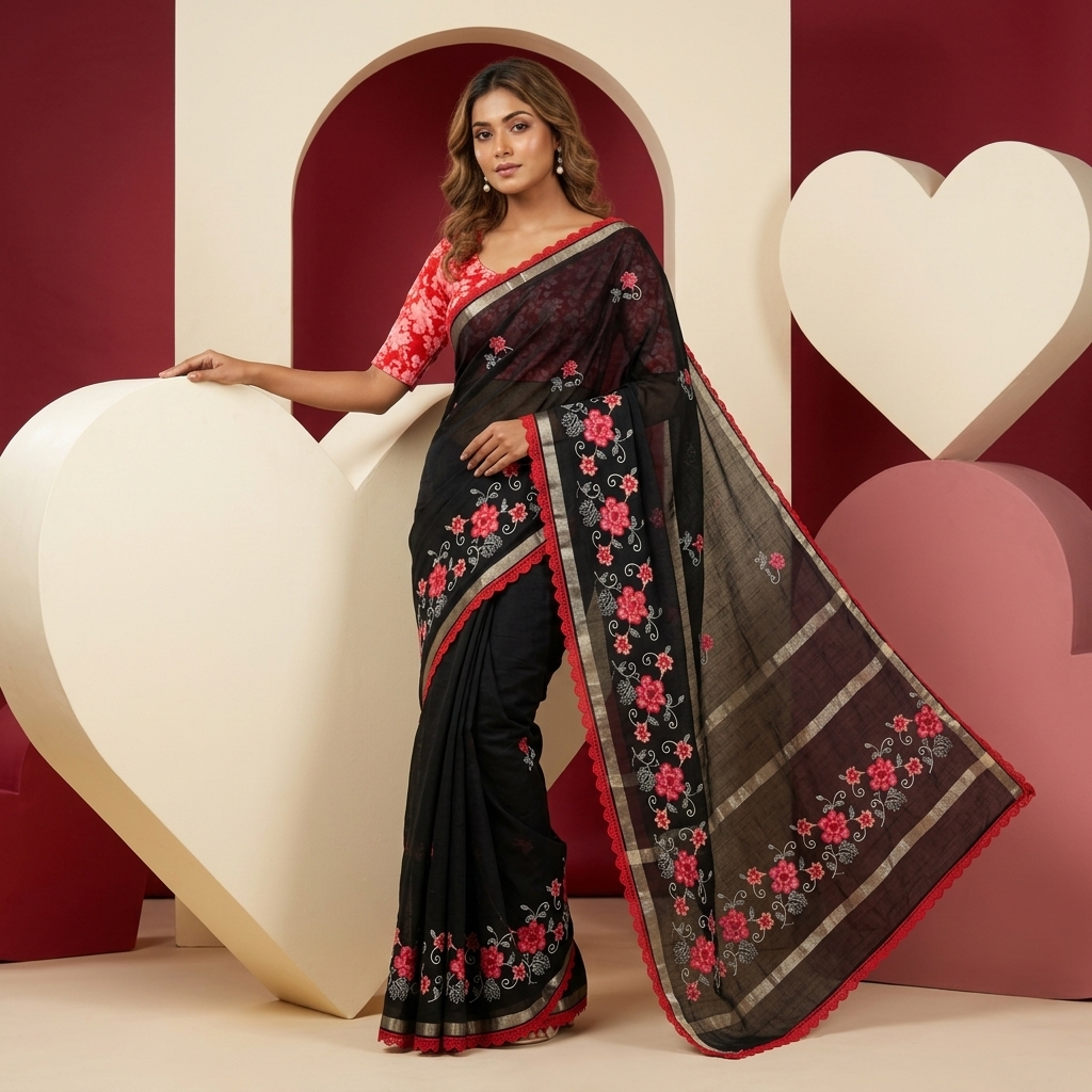 Kajal Black Kota Doria - Edition 01