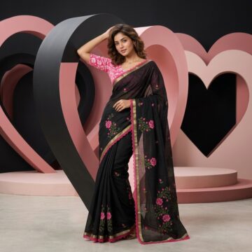 Kajal Black Kota Doria - Edition 02