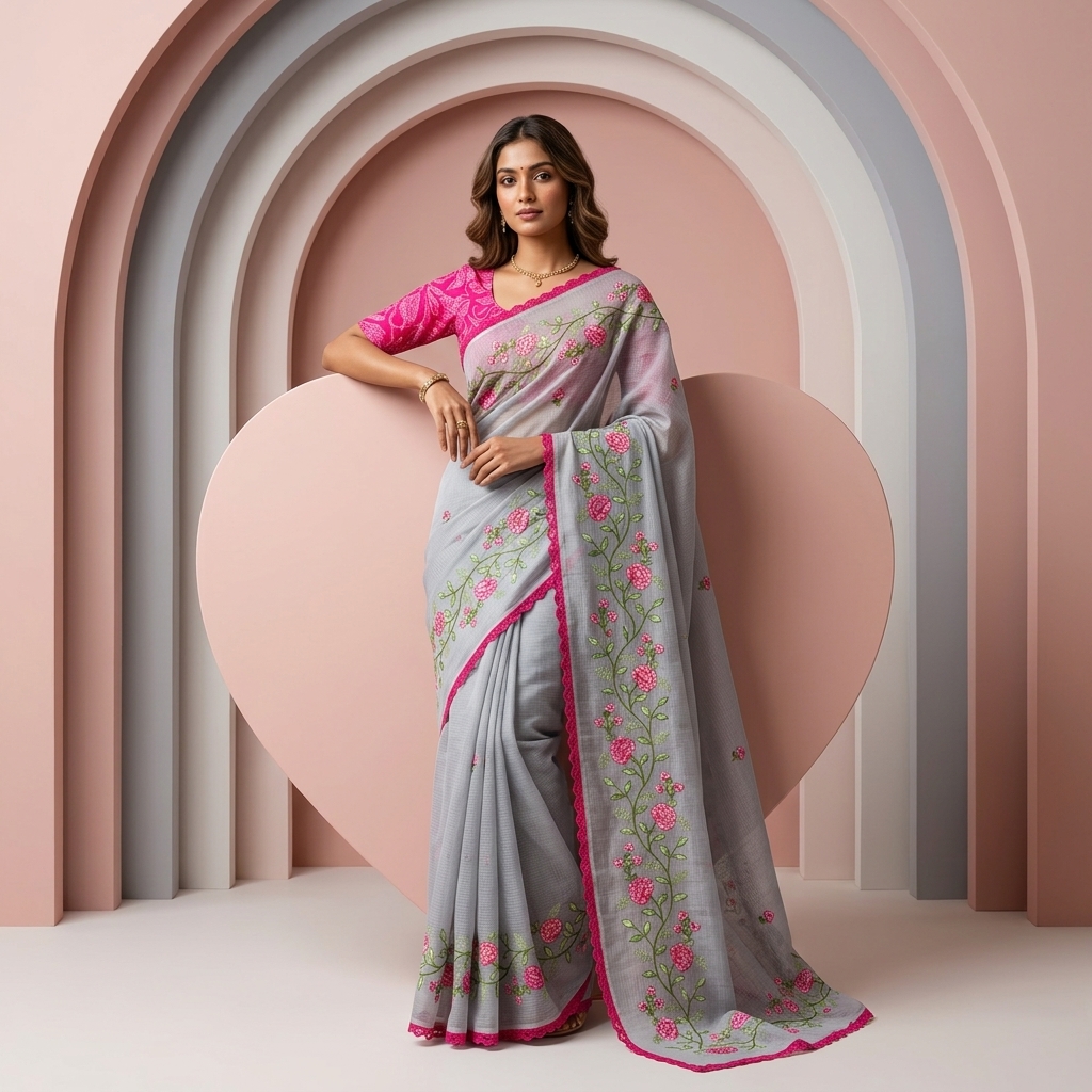 Megha Grey Kota Doria