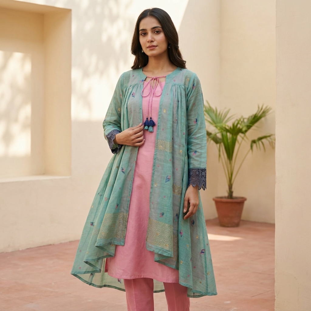 Pastel Breeze 2-piece set with Shrug