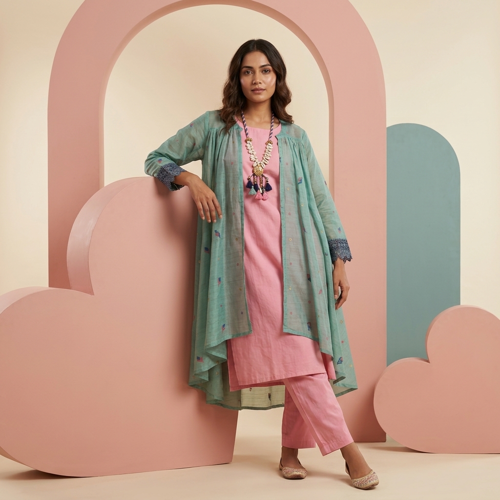 Pastel Breeze 2-piece set with Shrug - Image 4