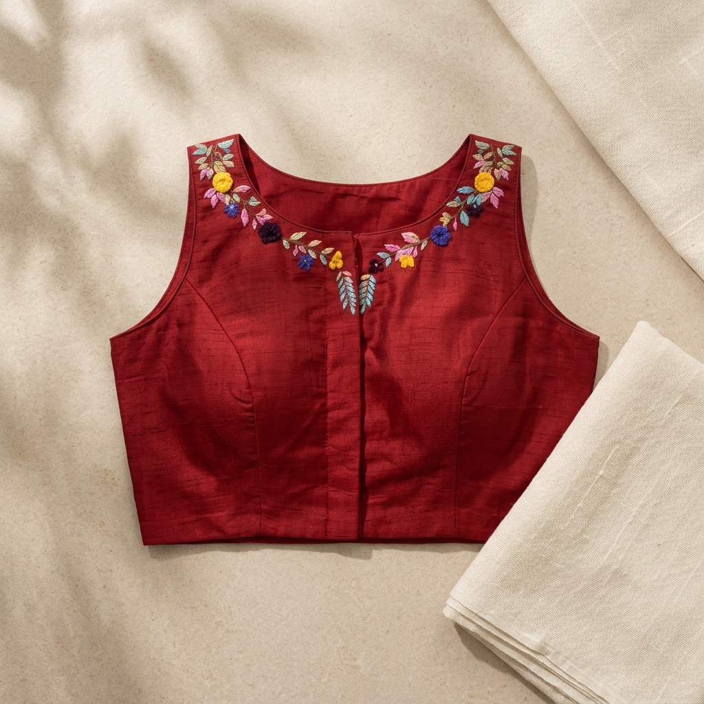 Red Petal Blouse - Image 4