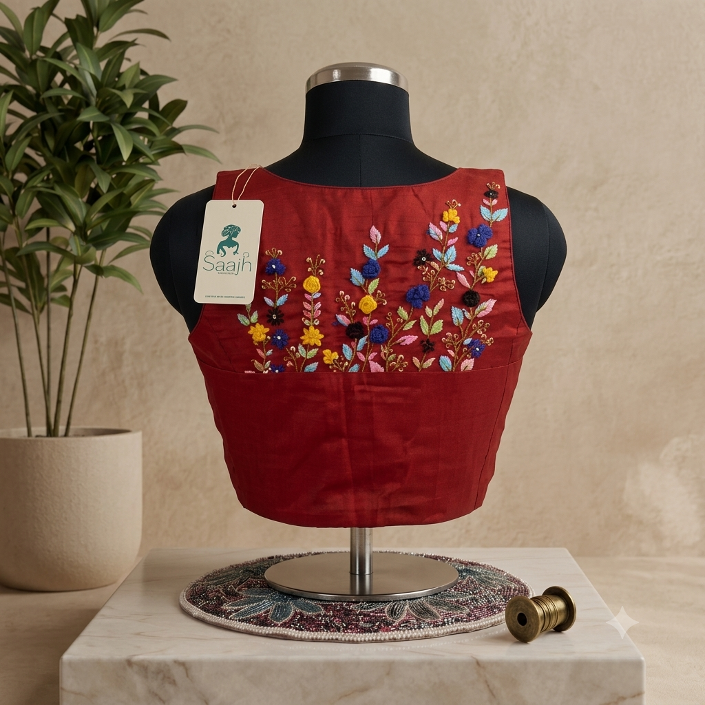 Red Petal Blouse - Image 3
