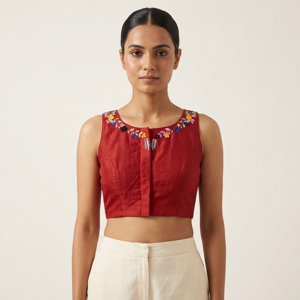 Red Petal Blouse - Image 2